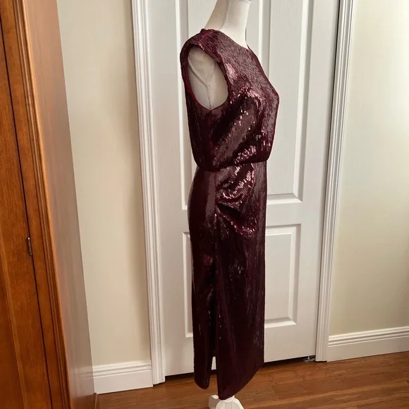 EXPRESS Sequin Midi Dress. Size S - Picture 8 of 16